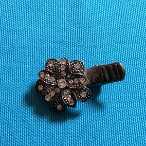 1960's Mini Vintage Rhinestone Hair Clip